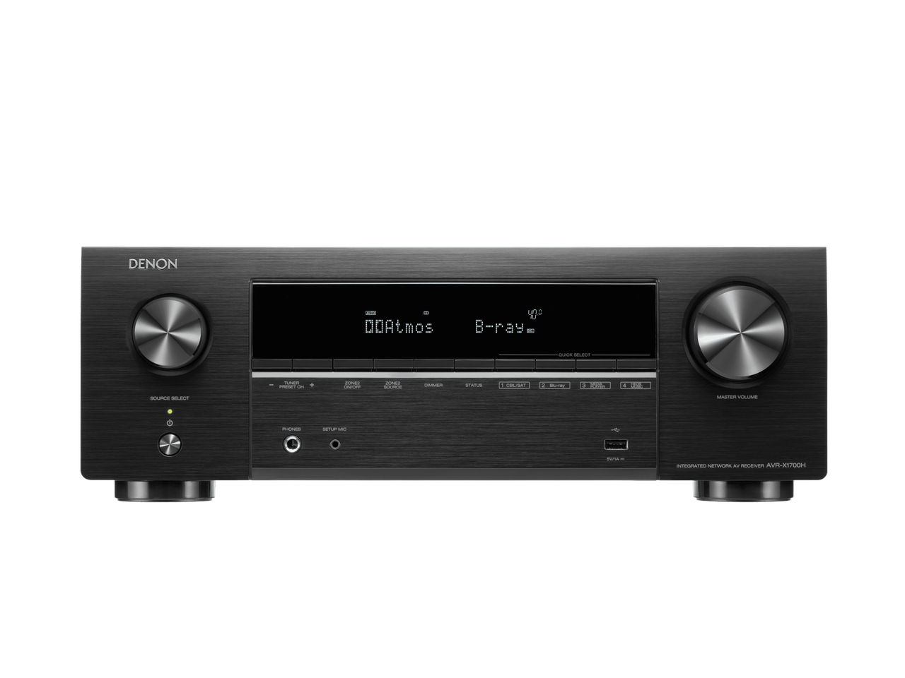 Denon AVRX1700H 7.2-Channel 145W 8K AV Receiver with HEOS Built-in Denon AVRX1700H 7.2-Channel 145W 8K AV Receiver with HEOS Built-in
